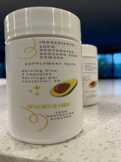 Avocado Seed Powder Capsules